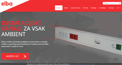 Desktop Screenshot of elba.si
