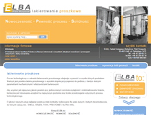 Tablet Screenshot of elba.biz.pl