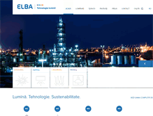 Tablet Screenshot of elba.ro