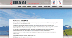 Desktop Screenshot of elba.no