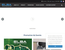 Tablet Screenshot of elba.com.my